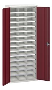 16926403.** Verso compartment cupboard with 45 compartments. WxDxH: 800x350x2000mm. RAL 7035/5010 or selected